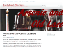 Tablet Screenshot of brushcreekplayhouse.com